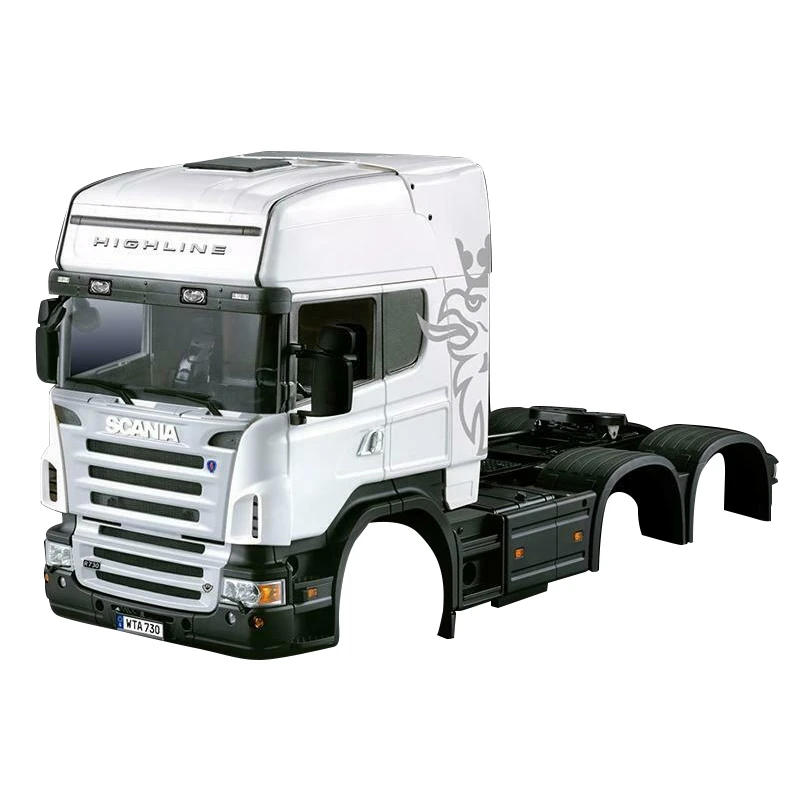 1/14 Hercules RC Scania 3 оси Highline трейлер тягач автомобиль Корпус кузова 2C RC автомобили