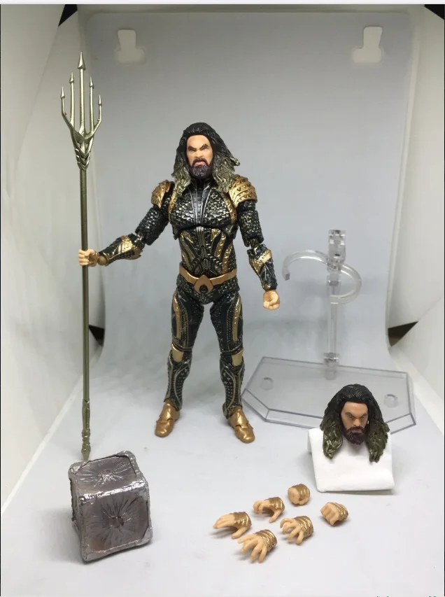 Лига Справедливости DC мультфильм Maf061# Neptune Atlantis Trident мобильная модель гаража комплект