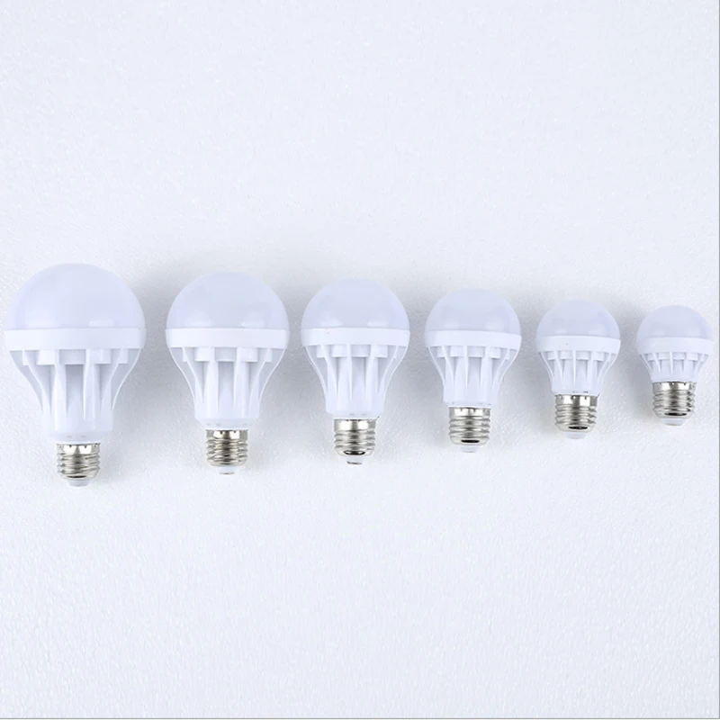 10 шт./лот Светодиодная лампа B22 светодиодные лампы E27 3 Вт 5 7 9 12 15 110 В 220 led холодный