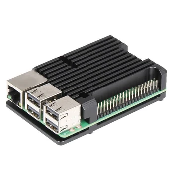 

Office Home Use Accessories Radiator Protection Case Box Aluminum Alloy Durable Computer Parts Straight For Raspberry Pi 3B+ 3B