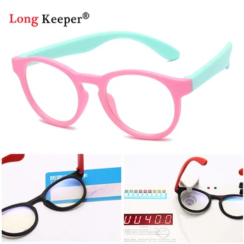 

Baby Kids Glasses Frame Blue Light Blocking Children Computer Flexible Eyeglasses Optical Clear lens UV40 Anti Glare Filter