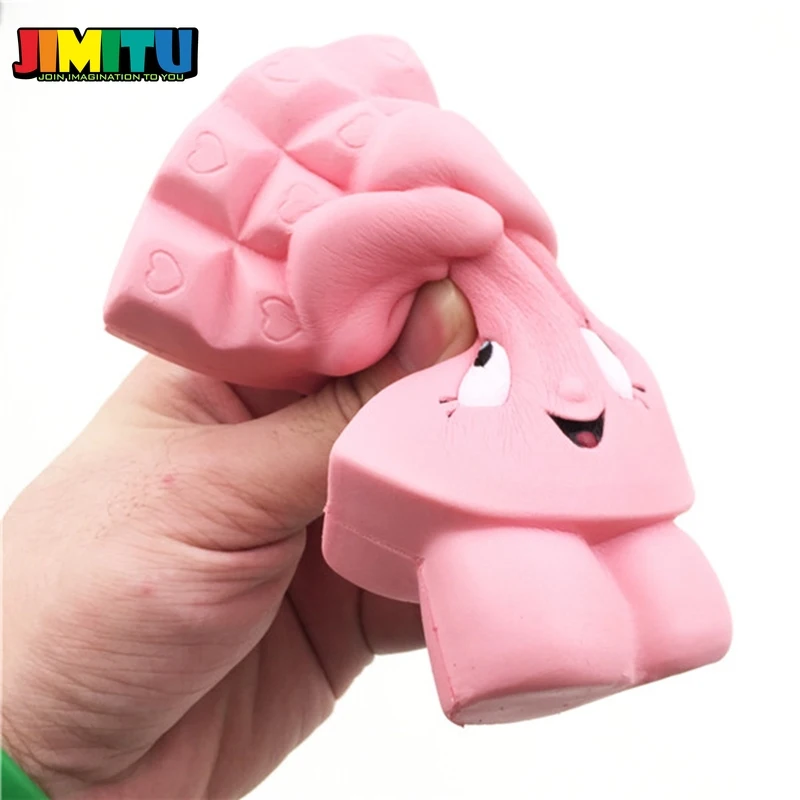 JIMITU Новая мягкая шоколадная батончик медленно поднимающаяся игрушка 13 см Jumbo Милая кавайная Коллекция Декор Подарочная игрушка для детей