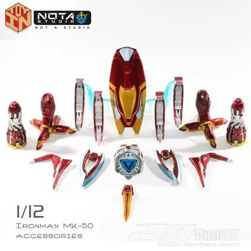Spot IN TOY 1/12 Железный человек MK50 набор аксессуаров нано Броня reimpresión figura modelo