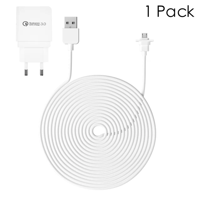 Eufy 2C/2C Pro Camera Cable 30ft/9m Waterproof Charging Cable Power