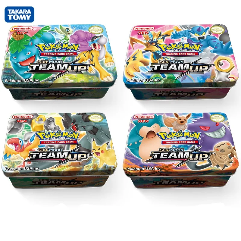 

2020New 42pcs/box Pokemon TCG: Sun&Moon TEAM UP Shining Card Game Battle Carte Trading Cards Kids Toys Random packaging