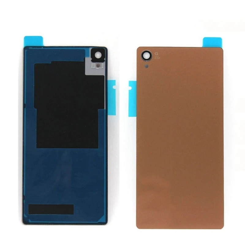 Задняя крышка батарейного отсека стеклянная крышка для Sony Xperia Z3 L55T L55U D6633 D6603 D6653 Задняя стеклянная крышка