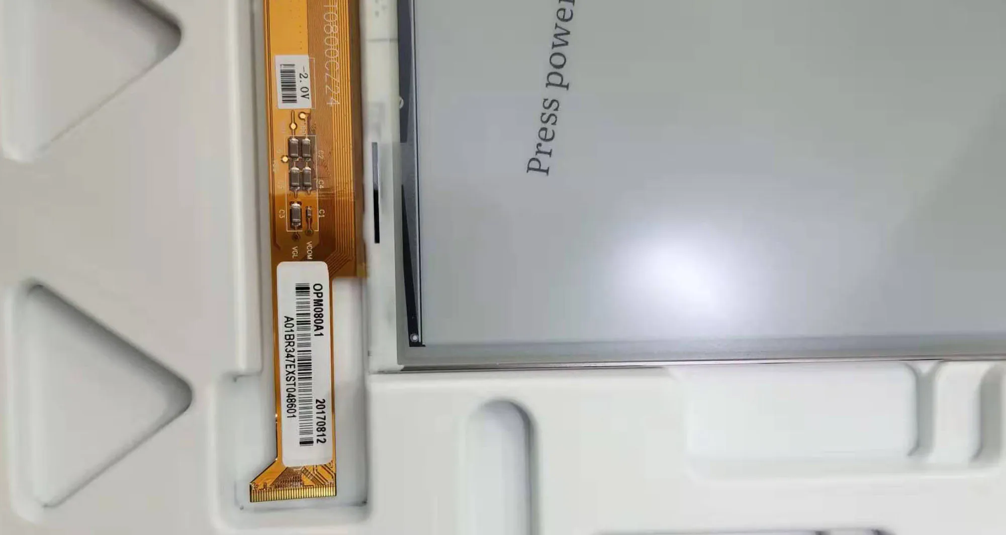 Nova Eink Opm080a1 Tela Lcd para Texet Tb138 Leitores Ebook Display Lcd - Imagem 3
