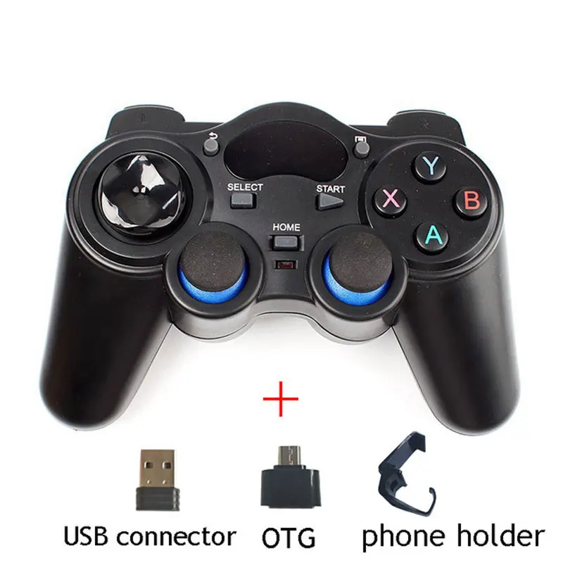 

Mobile phone gamepad TV box smart TV game controller with phone clip for Computer Win7 Win8 Win10 and Android OS phone TV