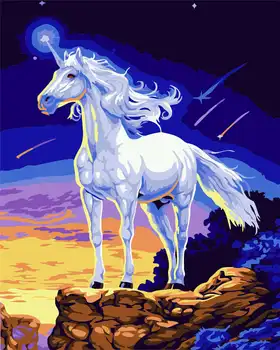

unicorn paint by numbers Digital Painting картина птица фениксс daimont painting 15 by15 painting by numbers with frame