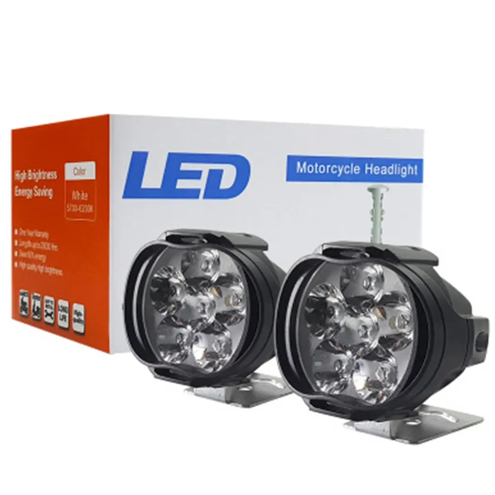 IP65 Motorcycle LED Headlight E-bike Scooters Spot Lights Auto Headlamp Fog External Daytime Running |