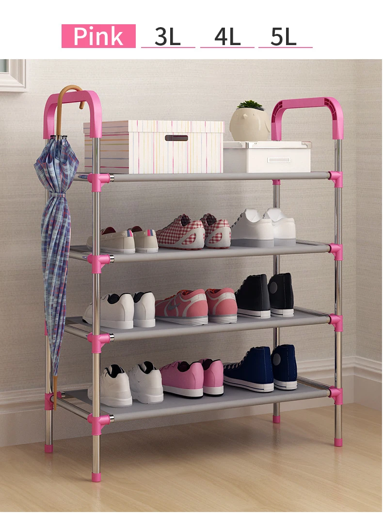 shoe storage for living room on Storage Shoe Rack Hallway Cabinet Organizer Holder 3 4 5 Layers Assemble Shoes Shelf Home Living Room Furniture Shoe Racks Aliexpress