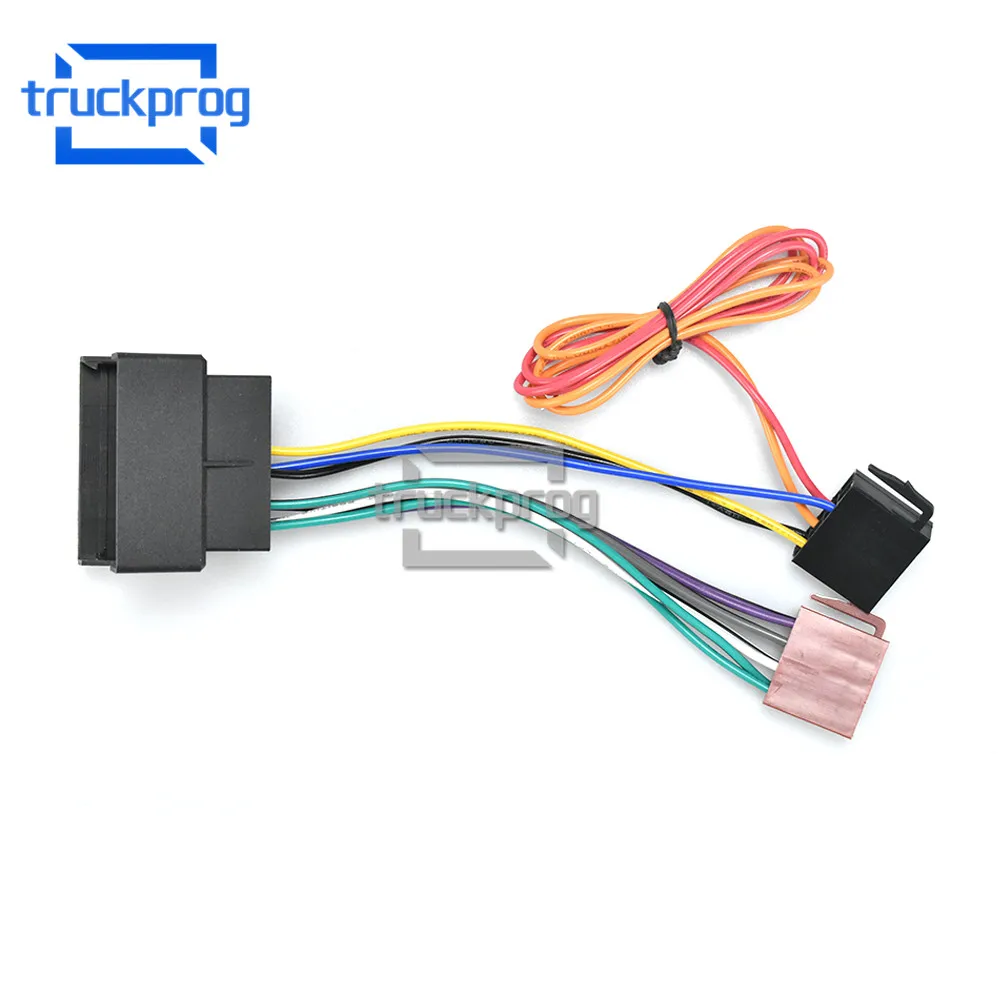 TruckProg ISO радио адаптер кабель для MB для OPEL
