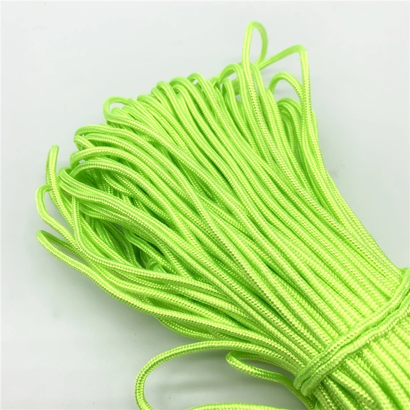 Nylon Cord 10yards/Lot 3mm Cord Rope Parachute Lanyard Rope Climbing Camping Survival Equipment Paracord Bracelet Mask Lanyards