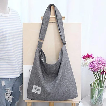 

Canvas Shoulder Bags Women Girls Totes Large Capacity Casual Messenger Handbags Crossbody Bag for Women Shopping bolsos