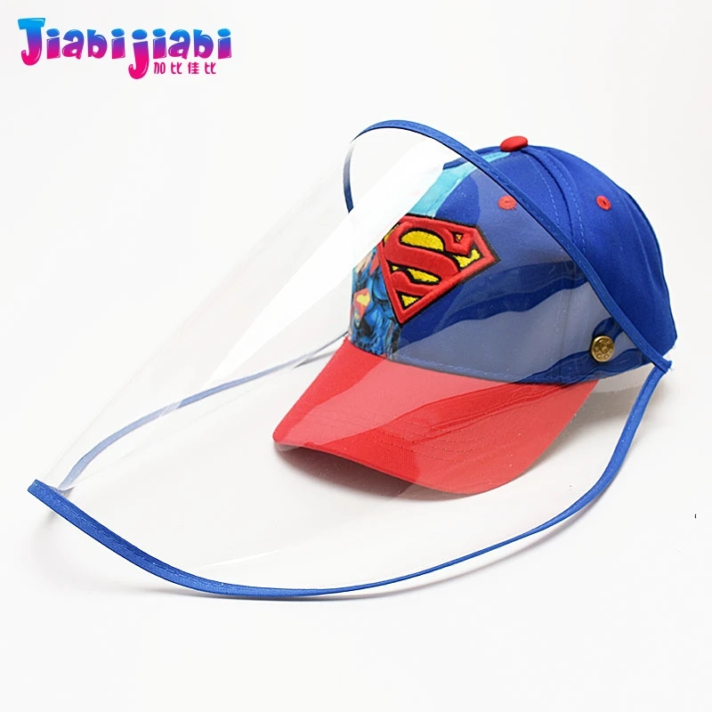 Летняя детская шапка маска для противовирусного лица Защитная Прозрачная