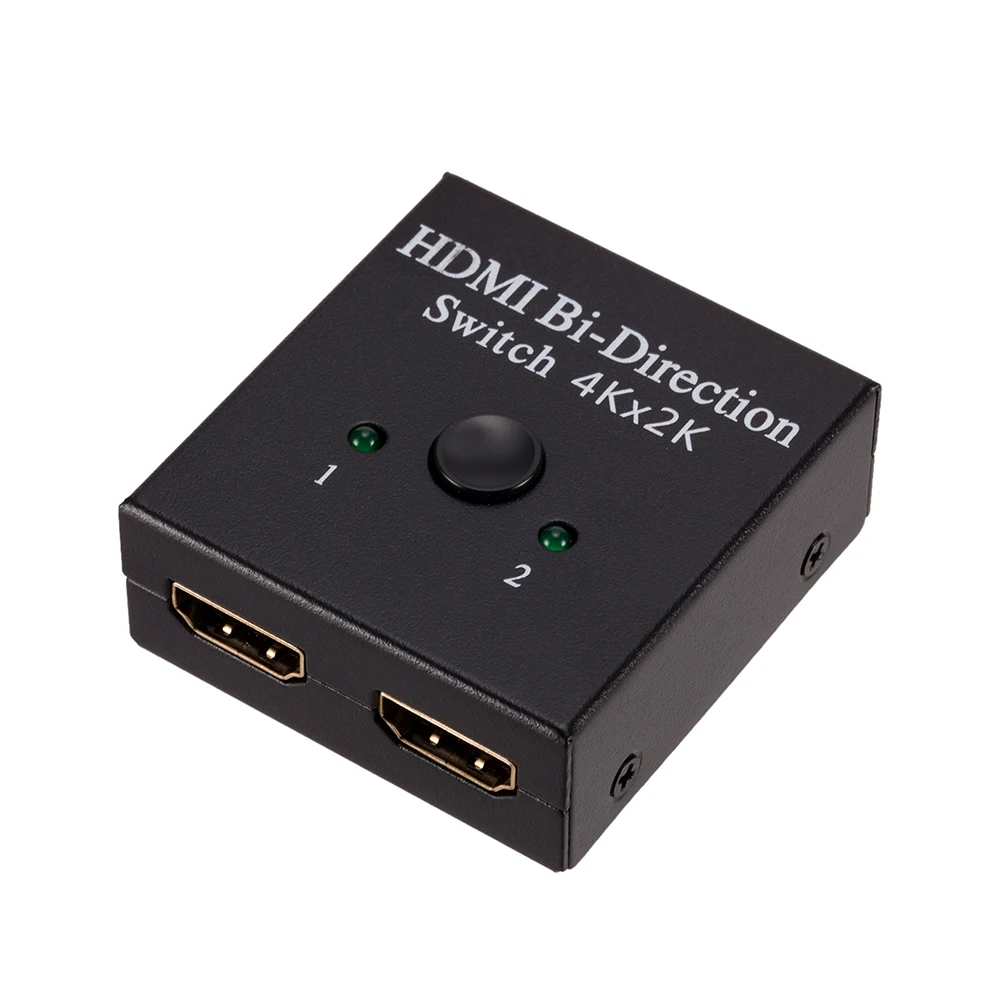 HDMI сплиттер 2x1 1x2 UHD 4K двухнаправленный HDMI 2,0 переключатель сплиттер концентратор для PS4/3 ТВ коробка HDCP 3D HD ТВ конвертер адаптер