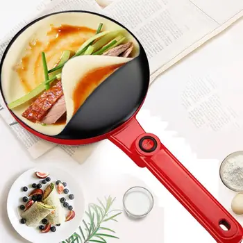 

Kitchen 220V Electric Crepe Maker Pizza Pancake Machine Non-stick Griddle Baking Pan Cake Machine Kitchen Cooking Tools