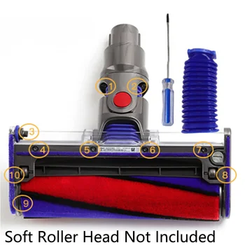 

Accessories Hose Suitable For Dyson V6 V7 V8 V10 V11 DC74 Soft Suction Blue