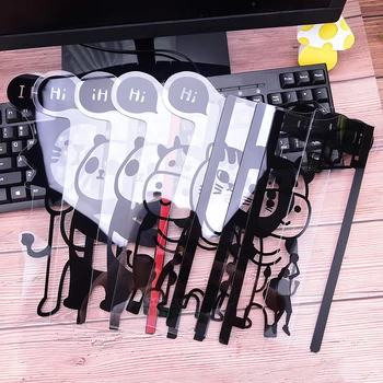 

Multifunctional Bookmark Notes Message Board Computer Display Screen Sticker Cute Panda Post Memo 3D Wall Stickers