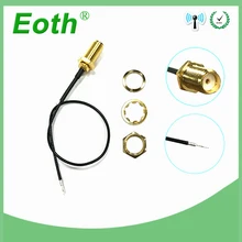 Удлинительный кабель SMA Гнездовой разъем для открытого конца с наконечником Sn для пайки печатной платы соединительный кабель