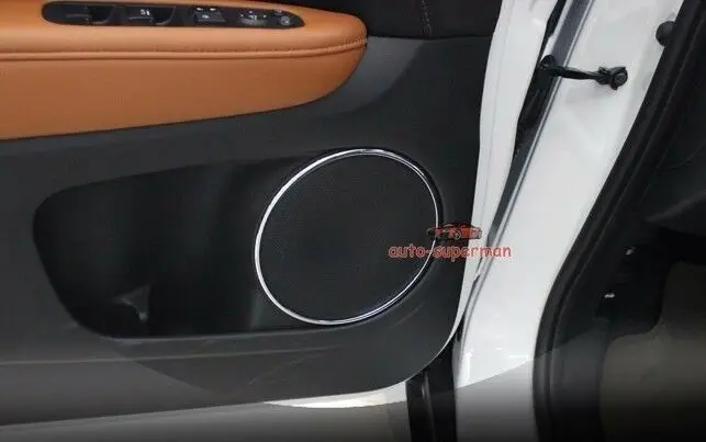 304 S. Стальная дверь стерео динамик хромированная отделка кольцо для Honda vezel HRV