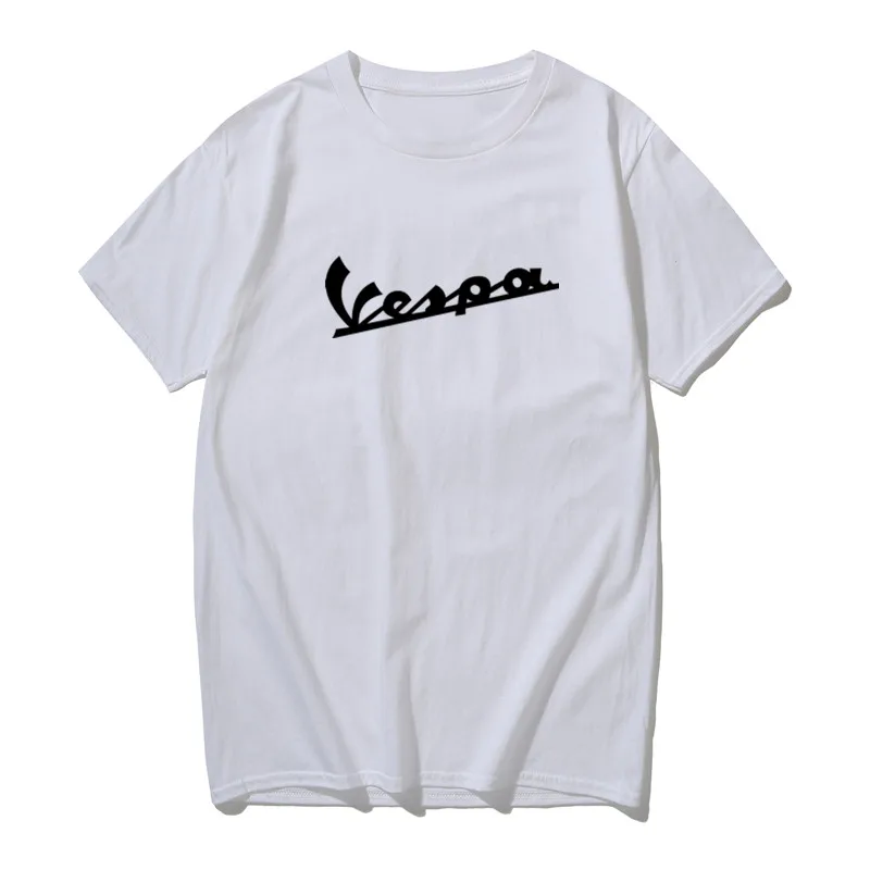 Футболка MAGLIETTATSHIRT VESPA PIAGGIO винтажная Ретро хипстерская UOMO DONNA белая черная серая Красная футболка странные вещи аниме рубашка