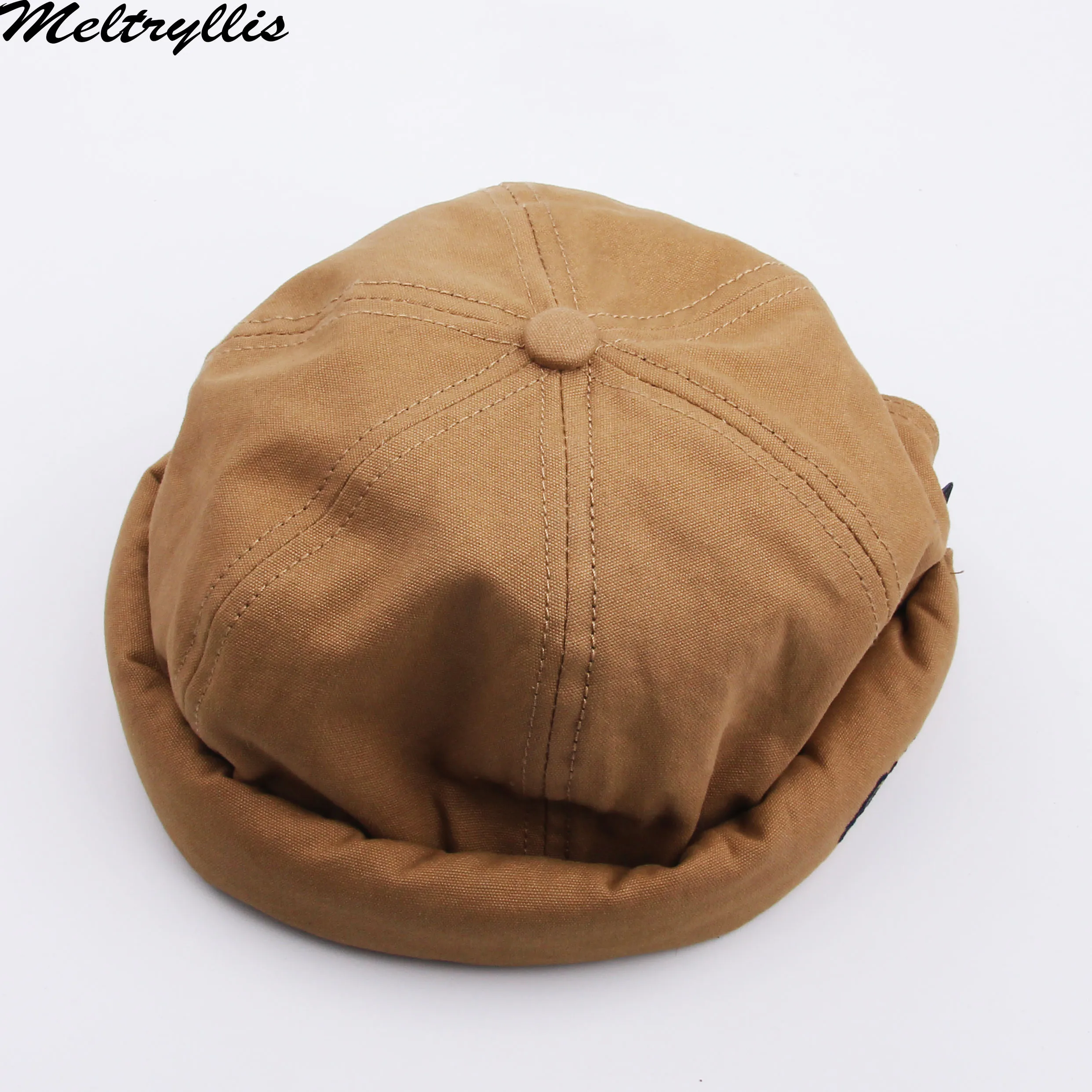[Meltryllis] модная повседневная мужская и женская кепка с черепом, Повседневная шапка Docker Sailor Mechanic Beanie без полей Gorro Pumpkin Master Hat