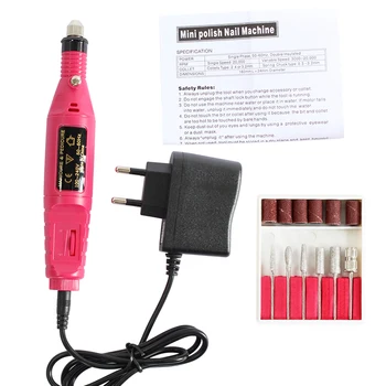 

Electric Nail Drill Machine Manicure can Adjustable Speed 20000 RPM Machine Nail Drill Bit Tool New Pedicure Nail Apparatus
