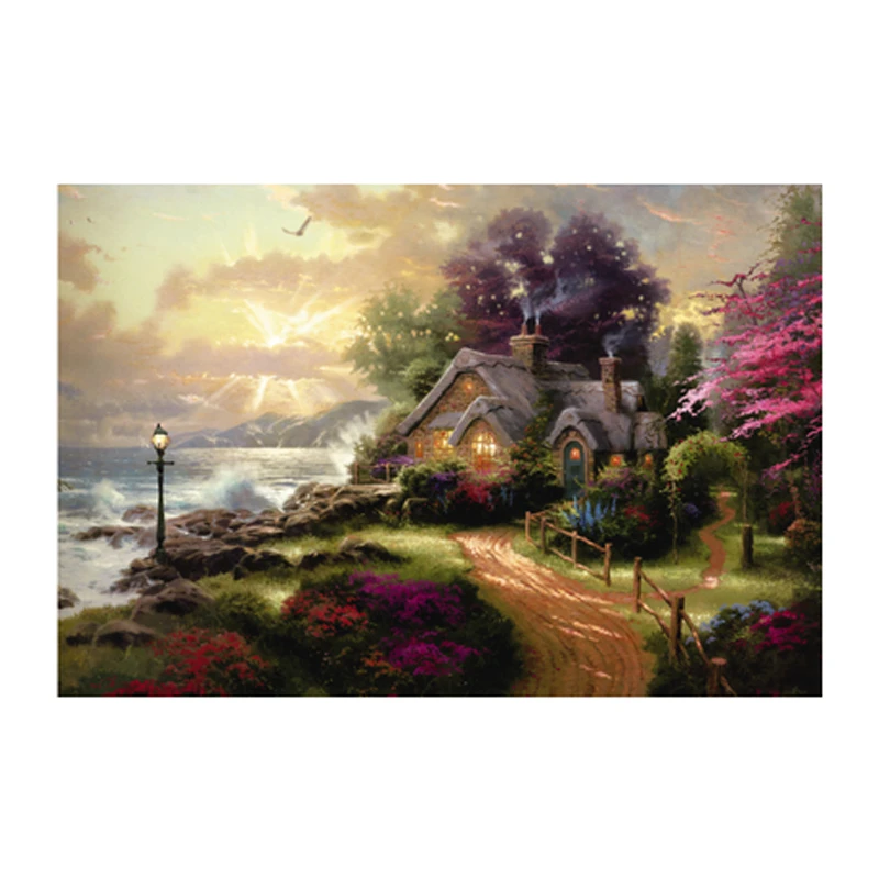 1000 Slice Jigsaw Puzzle Adult Beneficial Wisdom Dream Castle Scenery Comic Children Gift Ordinary