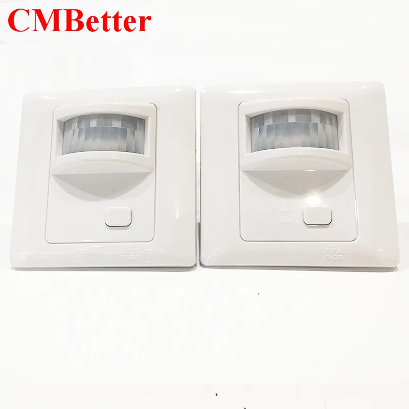 New AC220V Human Body PIR Infrared Motion Sensor Switch Induction Smart