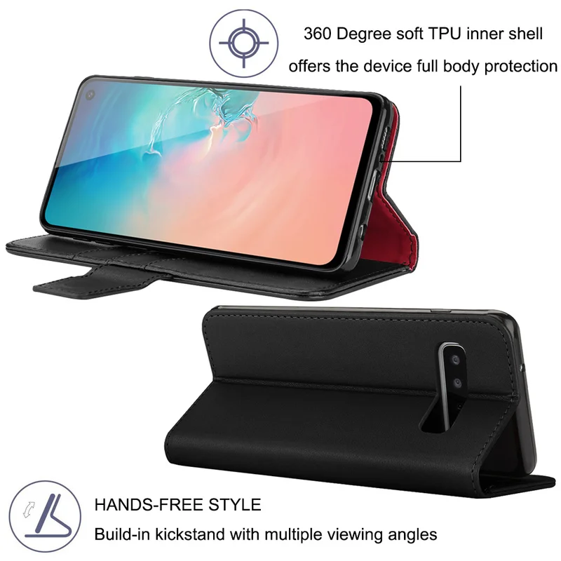 Кожаный чехол книжка премиум класса LLZ.COQUE для Samsung A8 Магнитный кошелек Galaxy A3 A6 A7 2018