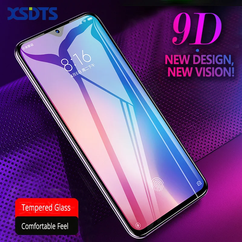 Закаленное защитное стекло 9D для Xiaomi Redmi Note 8 Pro 8T K20 K30|screen protector film|protector filmfull cover |