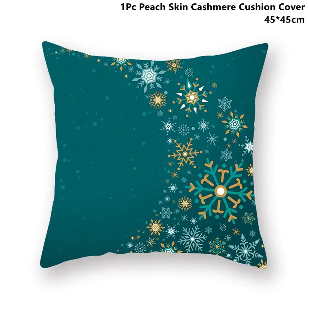 Xmas Pillowcase 23 Taoup зеленый веселая Рождественская Подушка-Чехол настольный декор для рождественских украшений рождественские украшения для дома натальные Noel Navidad - Цвет: Xmas Pillowcase 23