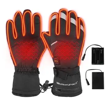 

Unisex Upgraded Heating Gloves 5 Speeds Adjustable Battery Powered Heating Gloves for Motorcycle Skiing