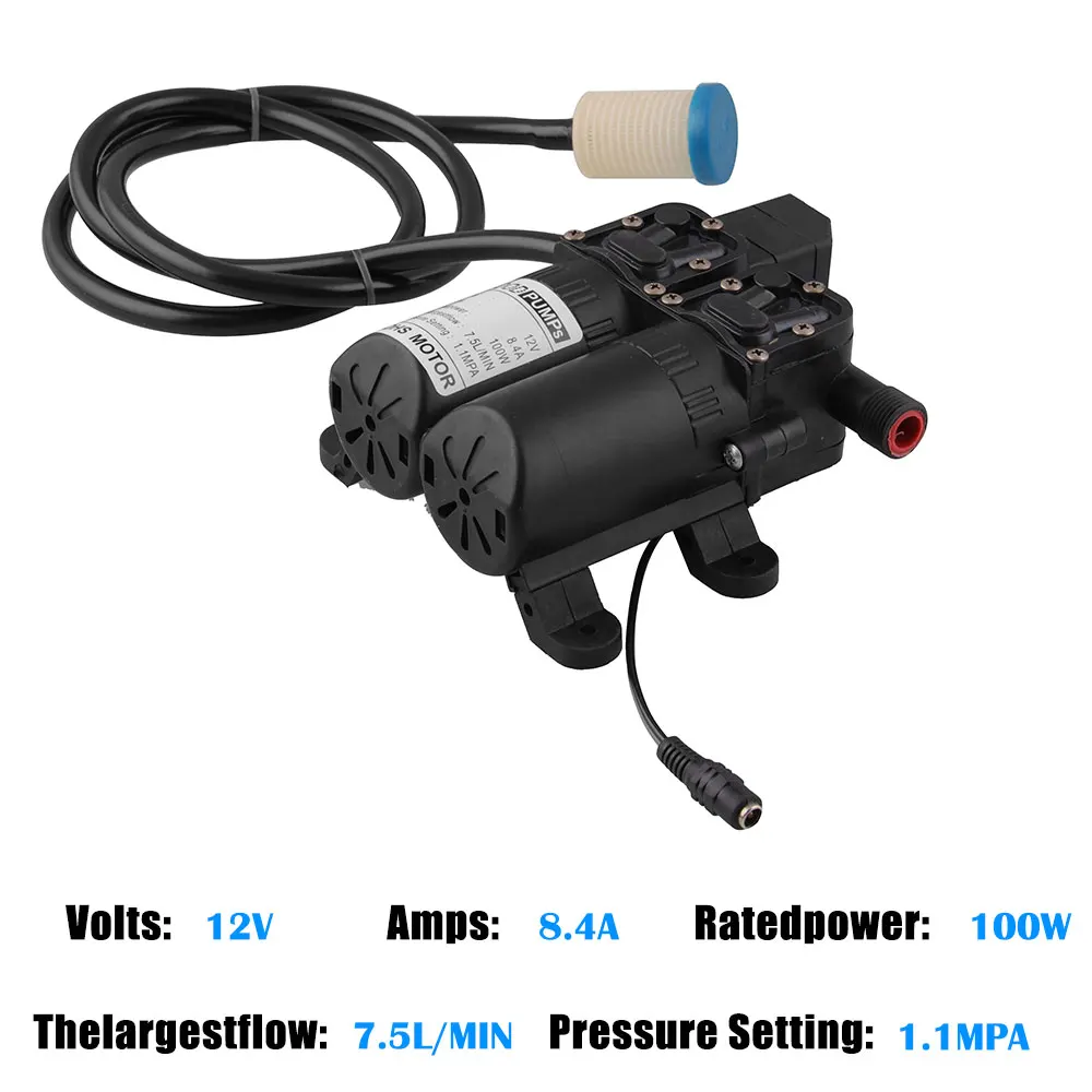 Car Washer High Pressure Cigarette Lighter Care Portable Washing Machine Electric Cleaning Auto Device 12V 100W Universal Car