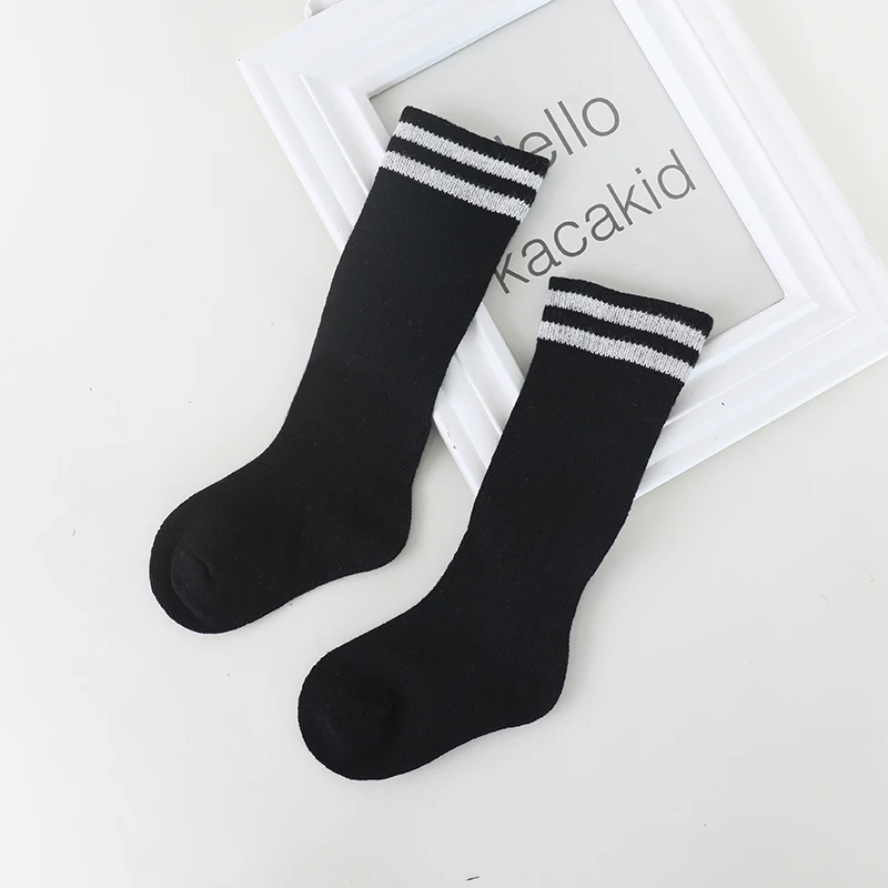 Baby Girls Socks Knee High Boys Sports Sock Cotton Long Stripes Children Socks Kids School kids socks