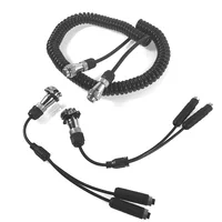 Factory Sale 7 Pin Trailer Backup Camera Cable Socket 7 Core Trailer Spiral Cable 1