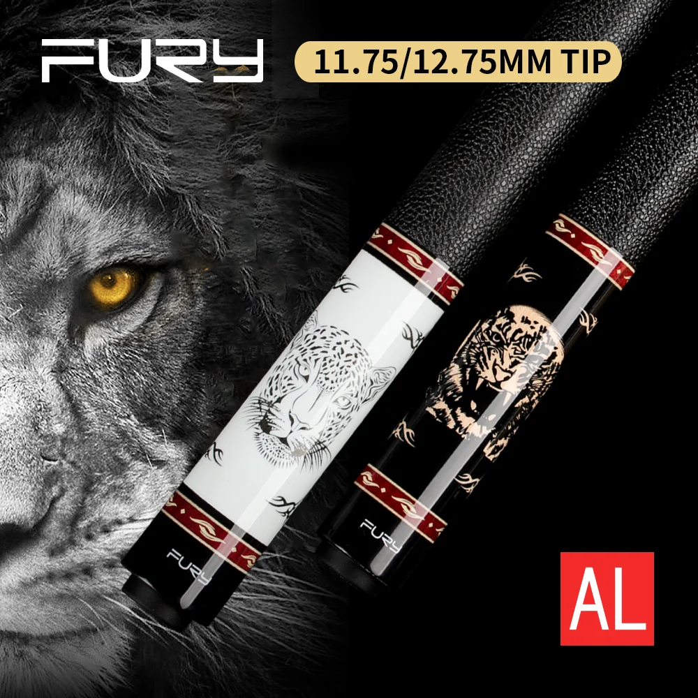 

FURY AL Billiard Pool Cue Stick with Case Ergonomic Design North American Maple Billiard Cue Kit 11.75mm 12.75mm Tip Cue