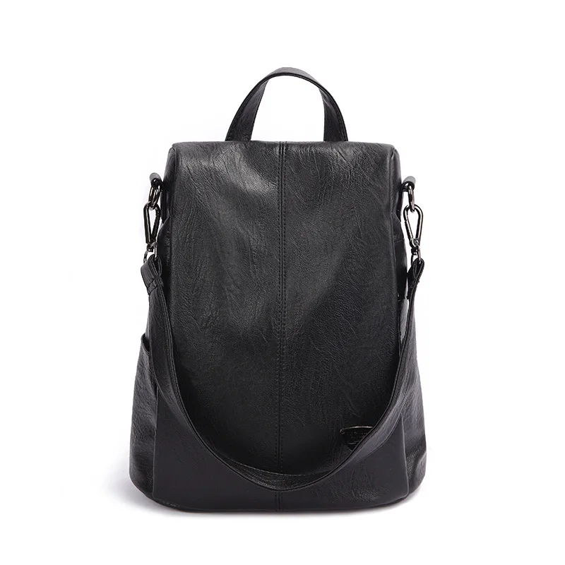 

Fashion Backpack Female Designer New Women PU Leather Backpack Anti Theft High Quality Soft Back Pack Backpacks School Bags