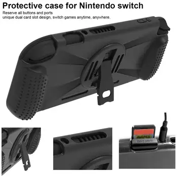 

Fashion TPU Bracket Protection Case For Switch Lite Host With Double Card Slot Design Protective Cover Shell For Switch Lite
