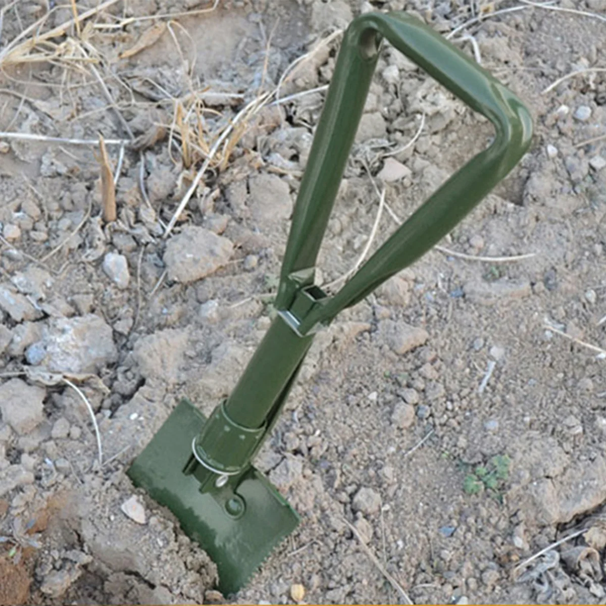Folding Shovel Set Military Green Multi Functional Survival for Camping Hiking Backpacking Adventure Camping Garden Shovel