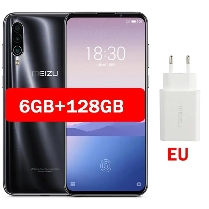6GB 128GB Black Глобальная прошивка Meizu 16XS, 6 ГБ ОЗУ, 16 XS, Смартфон Snapdragon 675, 6,2 дюймов, 48 МП, тройная камера AI, фронтальная 16 Мп, 4000 мАч - Color: 6GB 128GB Black