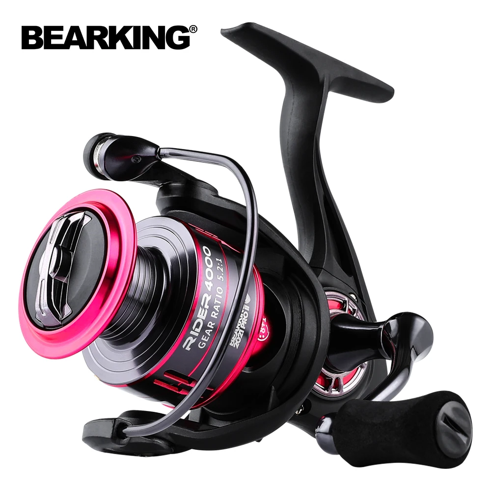 BEARKING Brand RD series 6BB Stainless steel bearing 5.2:1 Fishing Reel Drag  System 33lbs Max Power Spinning Wheel Fishing Coil