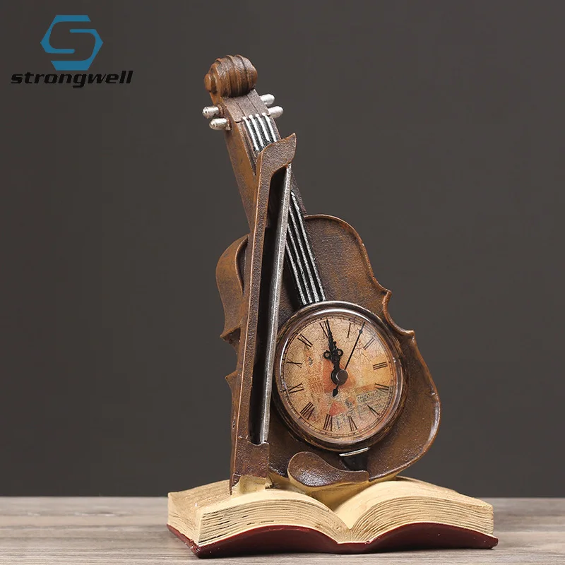 Силиконовые Ретро книги Strongwell в европейском стиле декор для скрипки часы