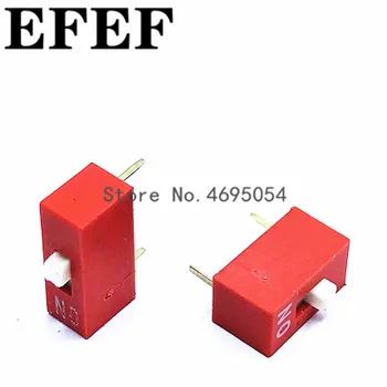 

10PCS High Quality DIP Switch 1 bit Way 2.54mm Slide Type Switch 1 Position