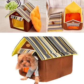 

Soft Indoor Dog Houses Pets Sponge Material Portable and Great for Transportation and Short outings