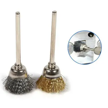 

Brass Brush set Metal Cleaning Rust Wood carving Stone Dusting Degreasing burr
