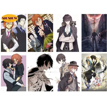 

5d Diamond Embroidery Japanese Anime Bungo Stray Dogs Fan Art Diamond Painting Full Square Cross Stitch Gifts Decor Bedroom Home