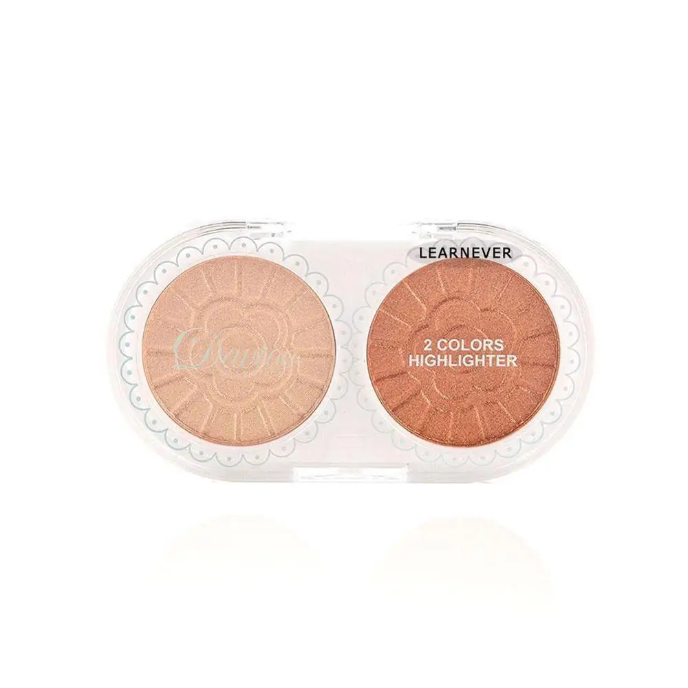 D Natural Long Lasting Whitening Concealer Foundation Oil Control Matte Blush Rouge Contour Powder Cake - Цвет: D