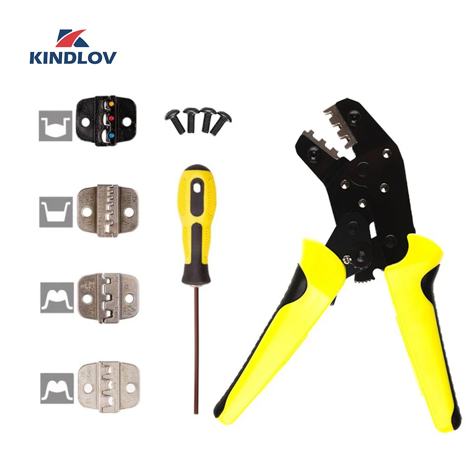 

KINDLOV Crimping Pliers Multitool Precision Alicate De Crimpar Screw Set Multitool Cable Stripper Terminal Crimp Tool Hand Tools